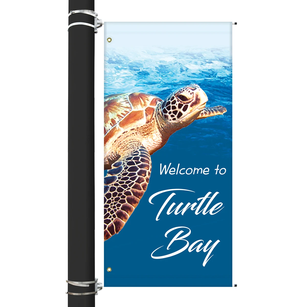 60" x 29" Custom Polyester Avenue Banner 1