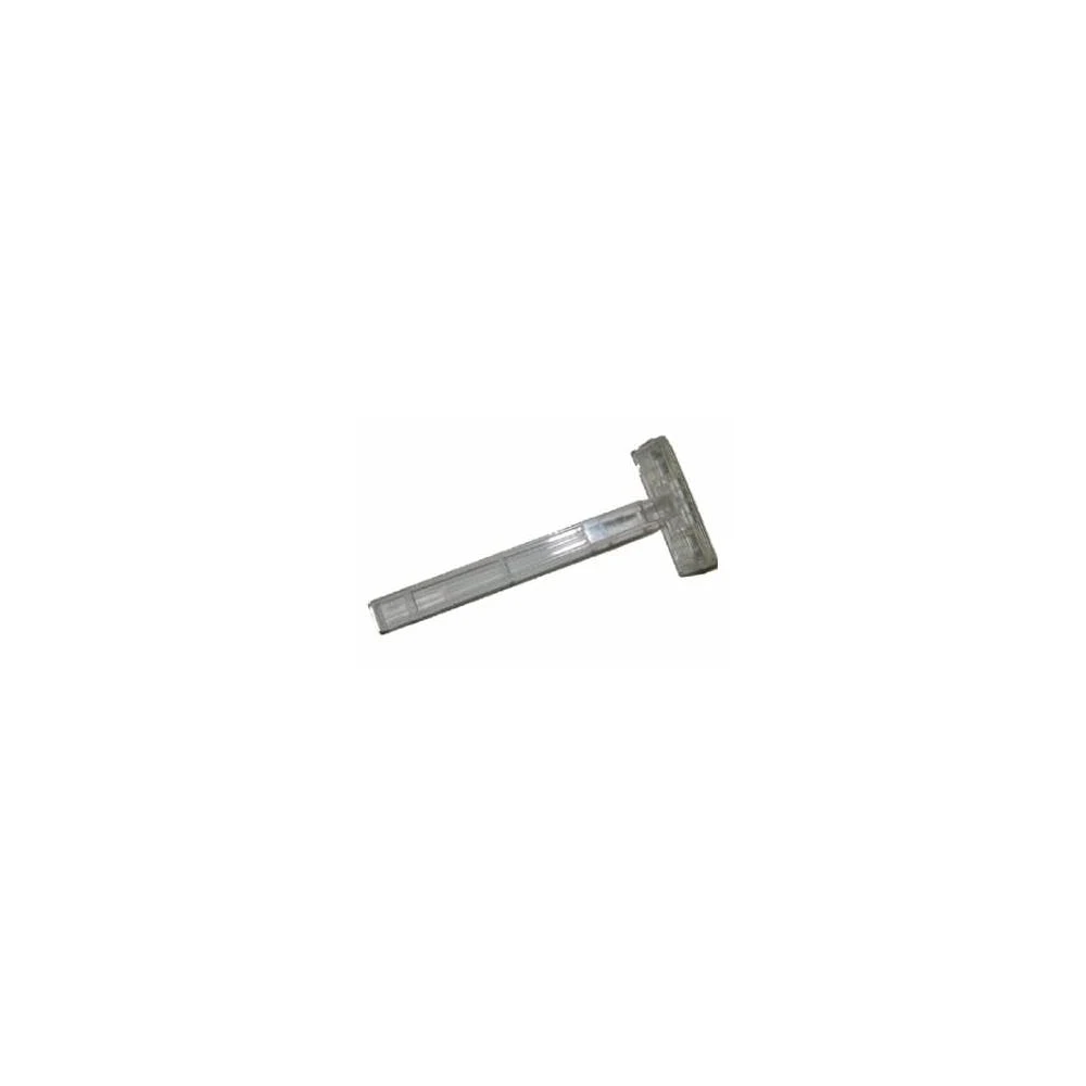 Single Blade Razors - White Safety Cover 4" 1