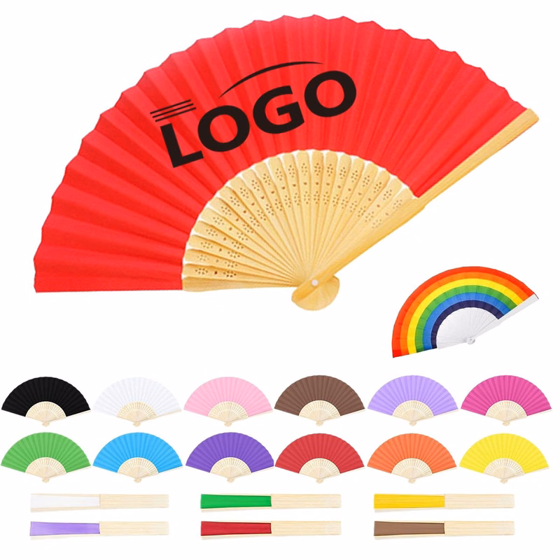 8 Inch Paper Folding Fan