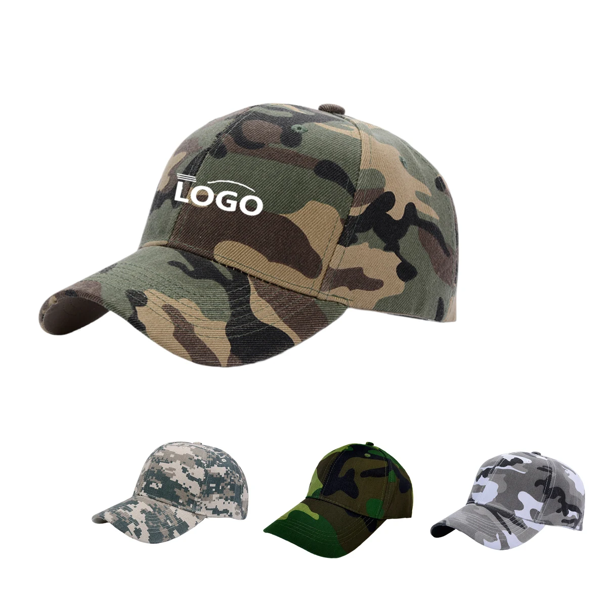 Summer Camp Camo Military Baseball Cap 1