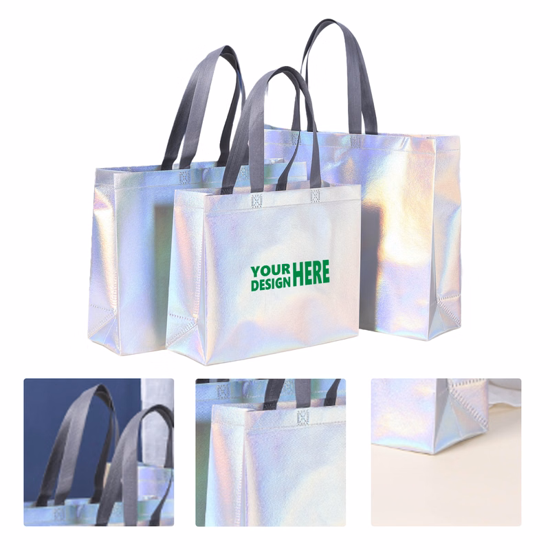 MOQ 50 Non-Woven Fabric Tote Bag for Clothing Store Promotion