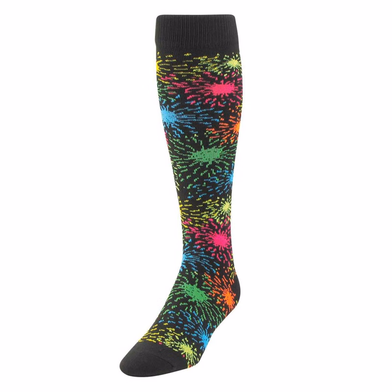 Krazisox Fireworks Over the Calf Socks