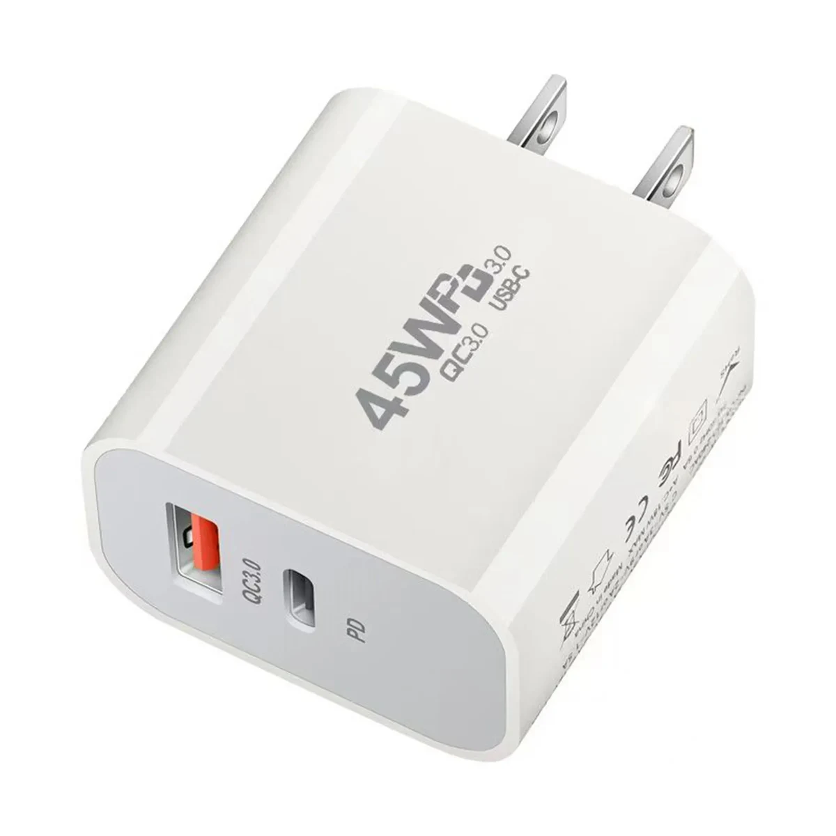 45W Multi-Port Usb Charger with USB-C Plug 1