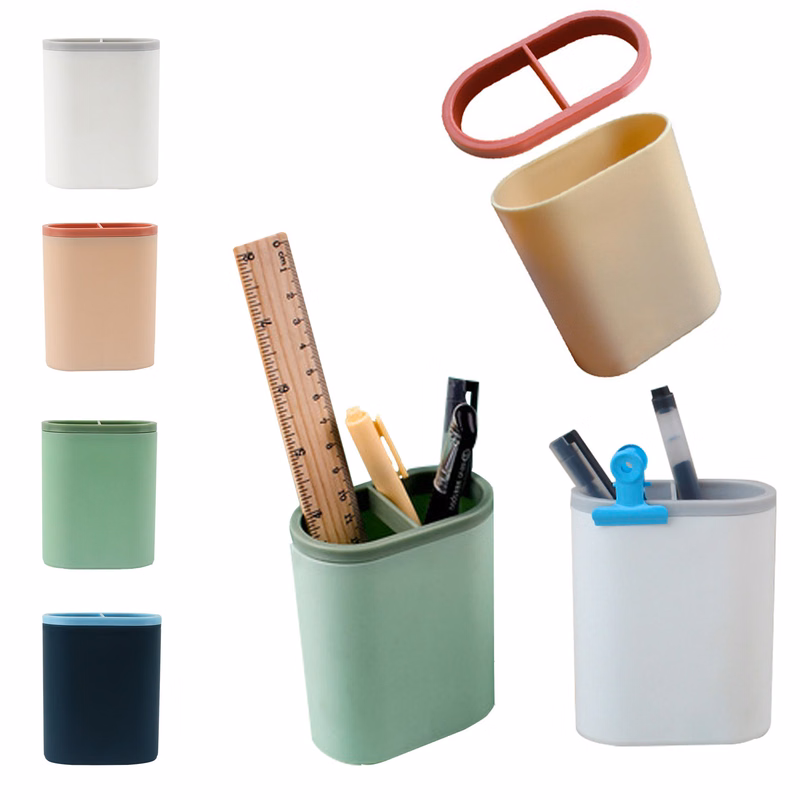 PP Plastic Pen Container/Pen Holder