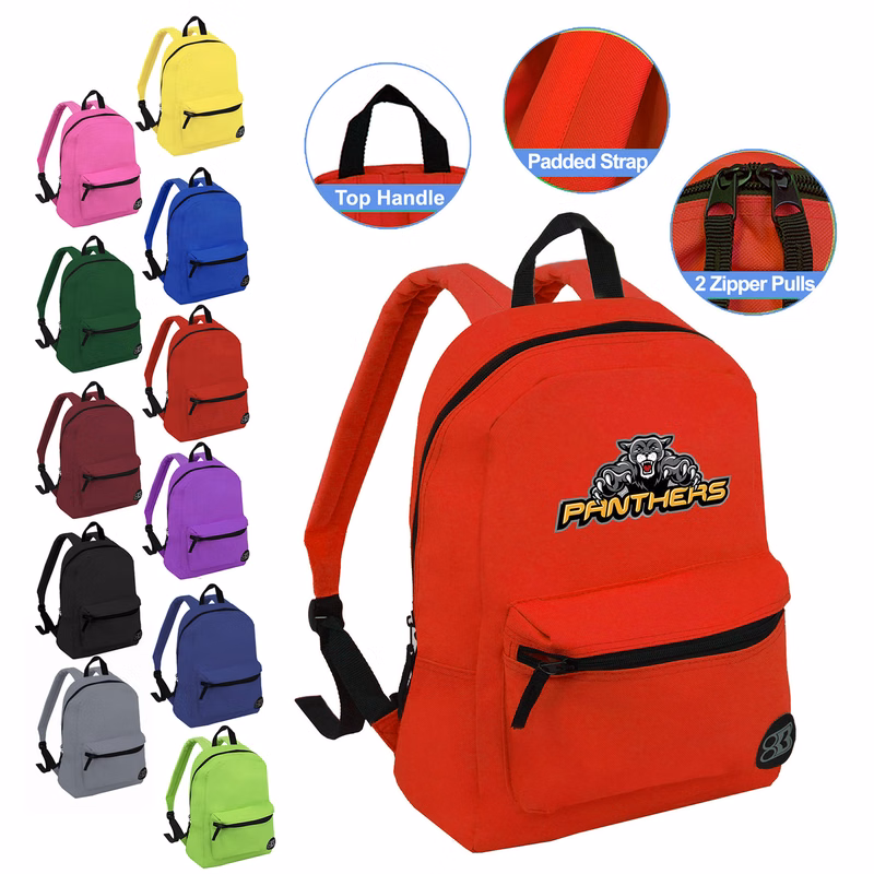 Budget 16" Backpack OVERSEAS Custom Only 1000pc min