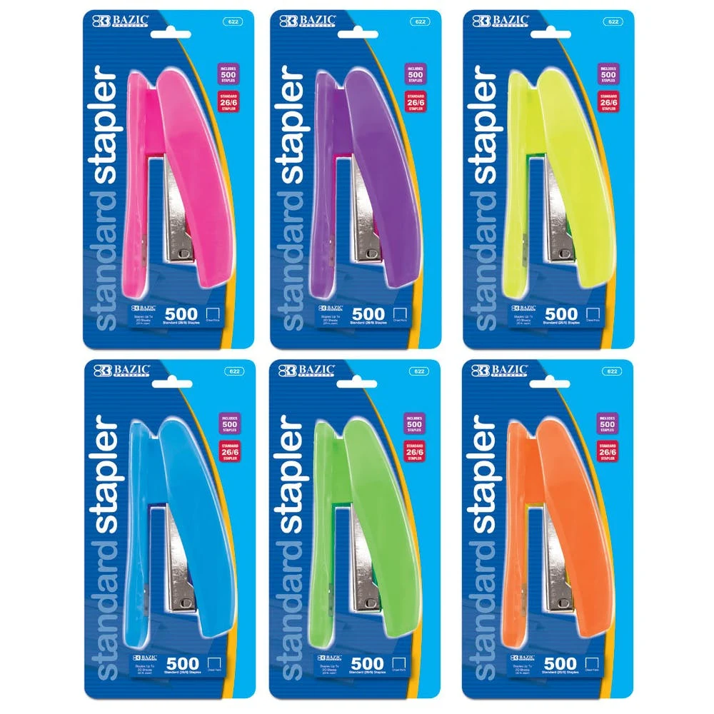 Staplers - Standard Assorted Colors 1