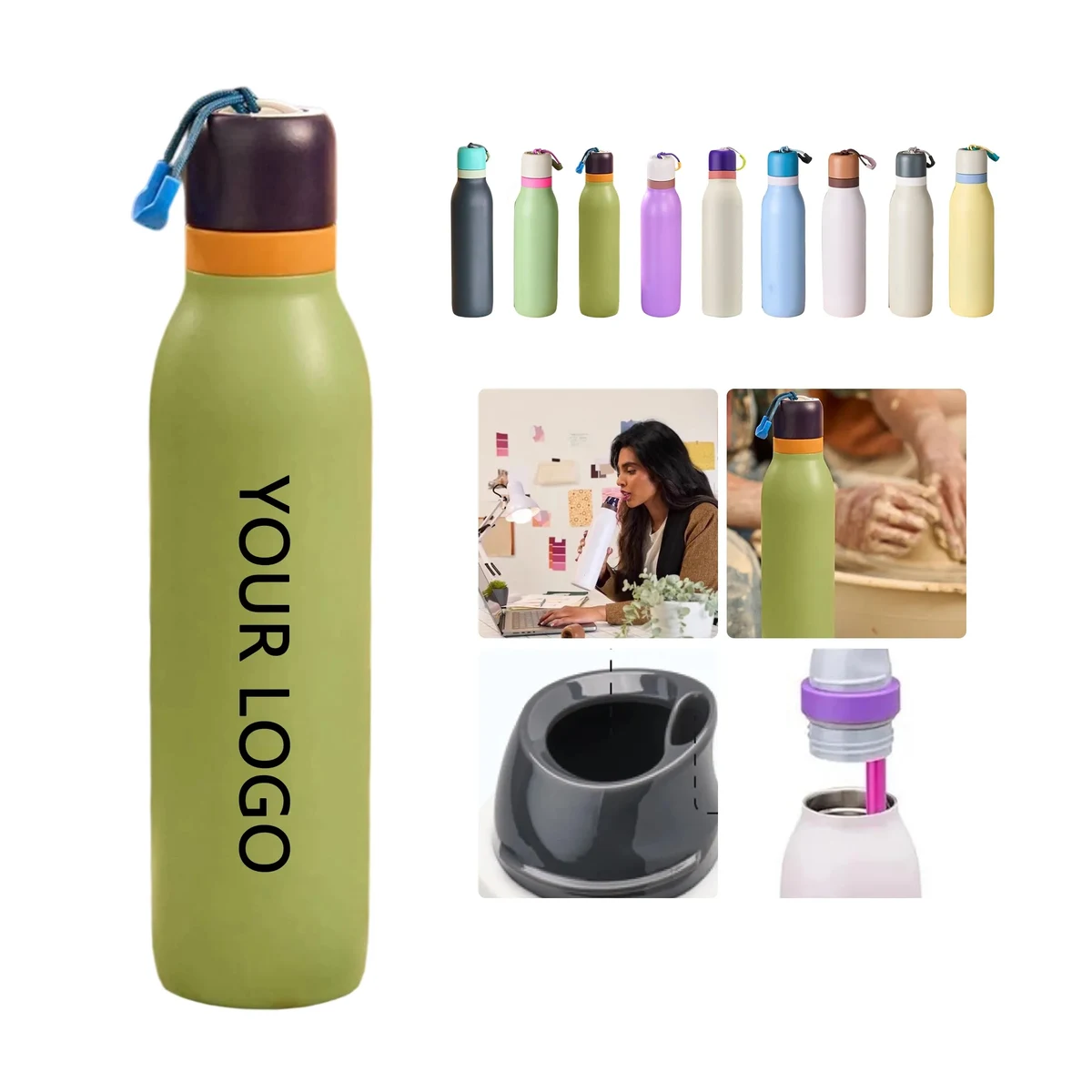 Vacuum Insulated Tumbler 18oz with Wide Mouth Opening 1