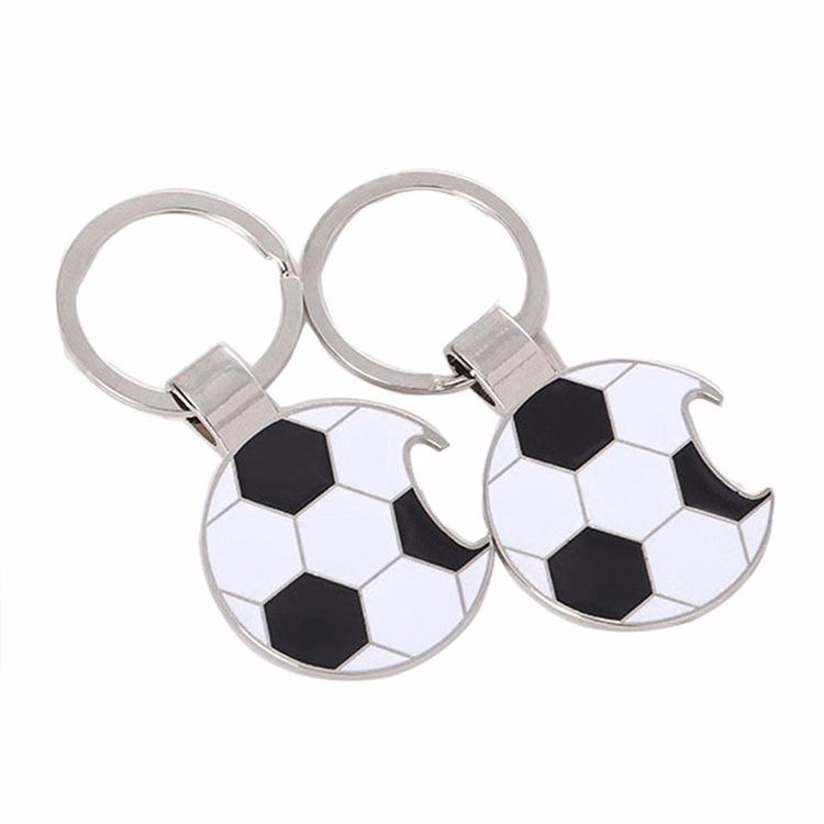 Football Shape Keychain with Bottle Opener