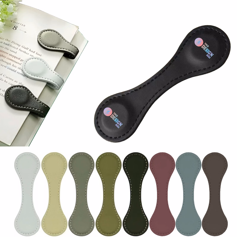 PU Magnetic Clip Bookmark