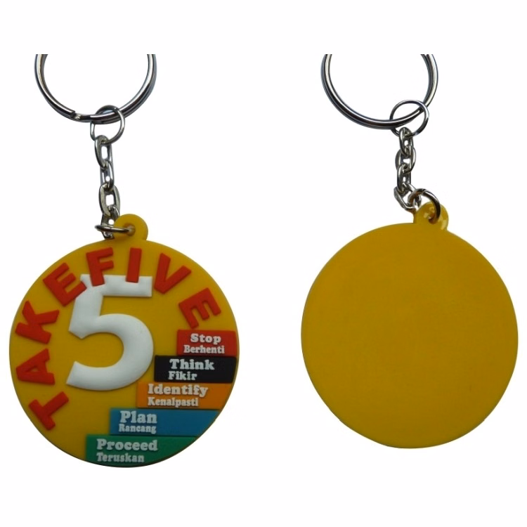 Customized Rubber Keychains