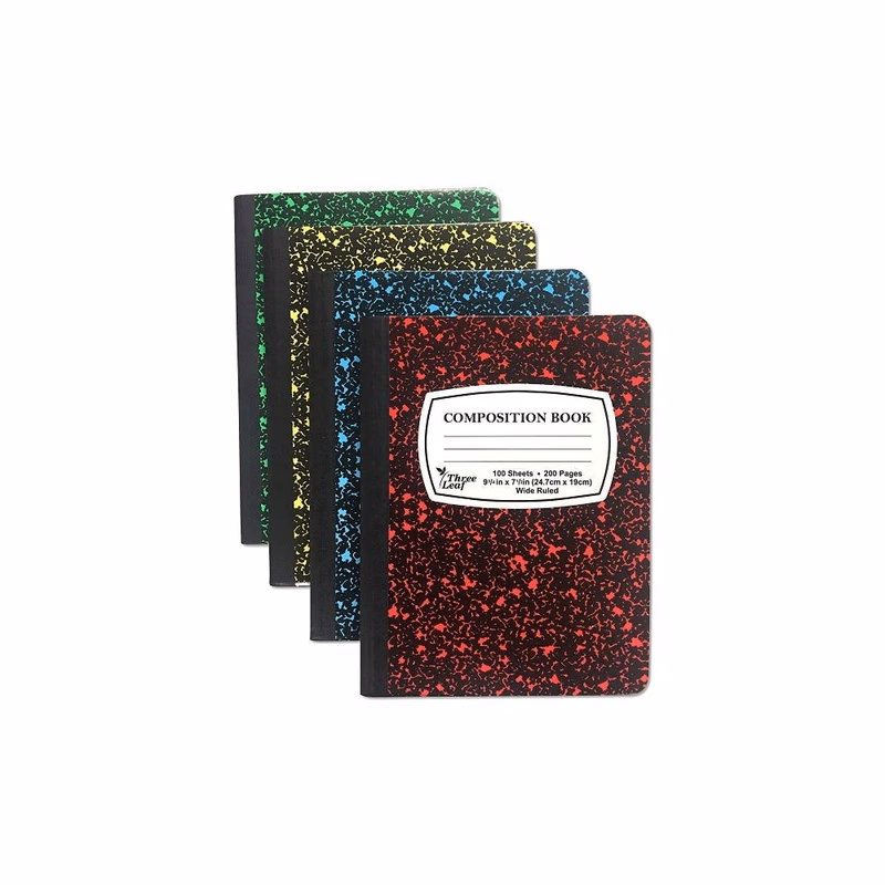 Wide Ruled Composition Notebooks - 100 Sheets Assorted