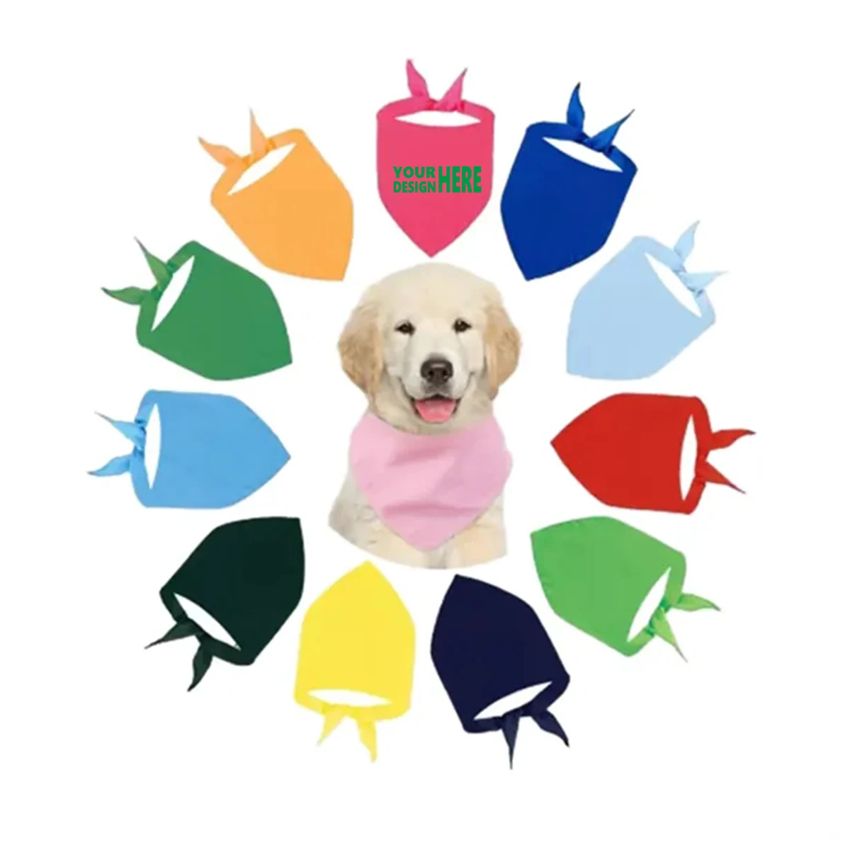 Adorable Pet Bib Scarf 1