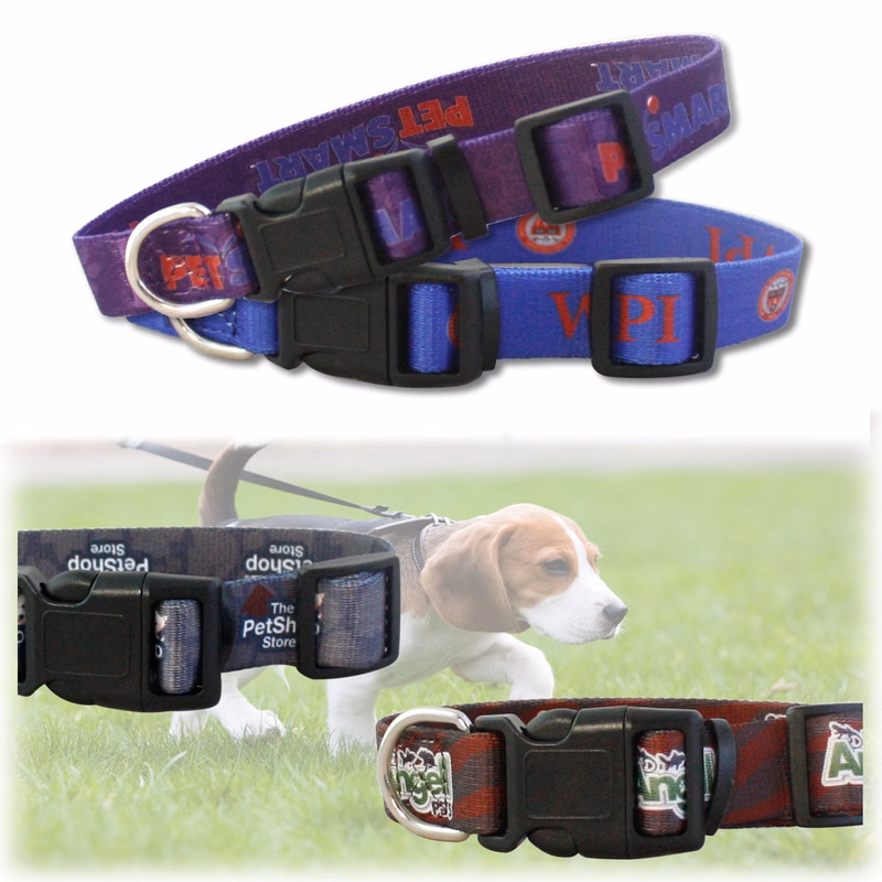 Free Shipping Sublimation Low MOQ. Dog Collar-1"w Full Color