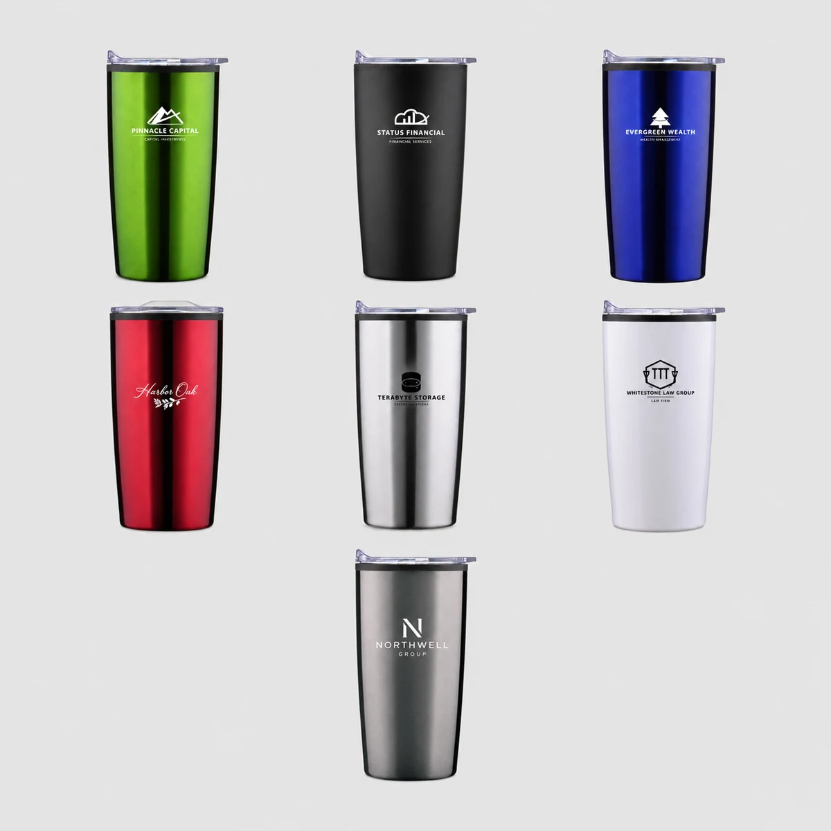 Endura 20oz Stainless Steel Straight Tumbler with PP Lining 1