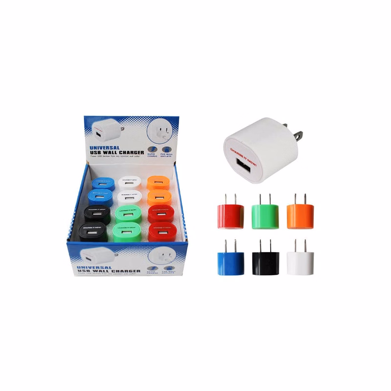 USB Wall Chargers - Assorted Colors Universal