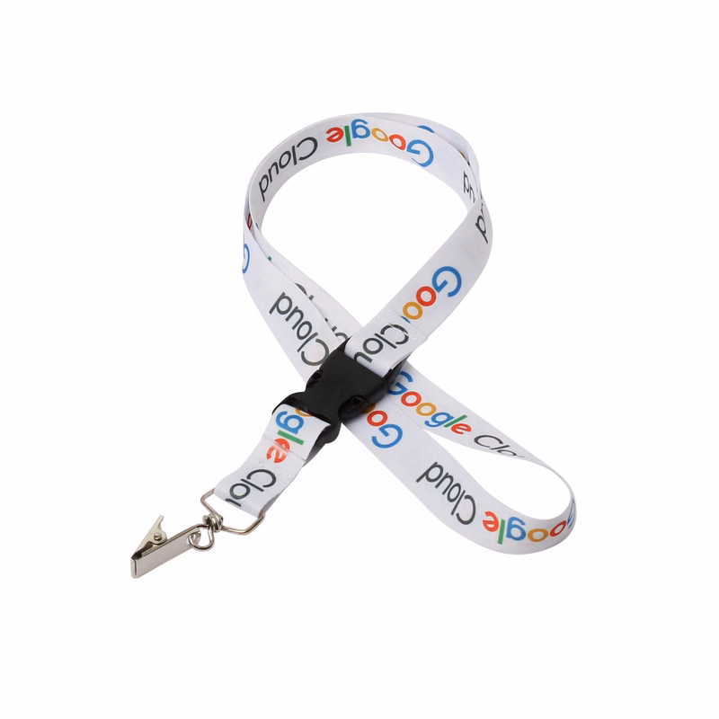 3/4" Digitally Sublimated Lanyard w/ Detachable Buckle