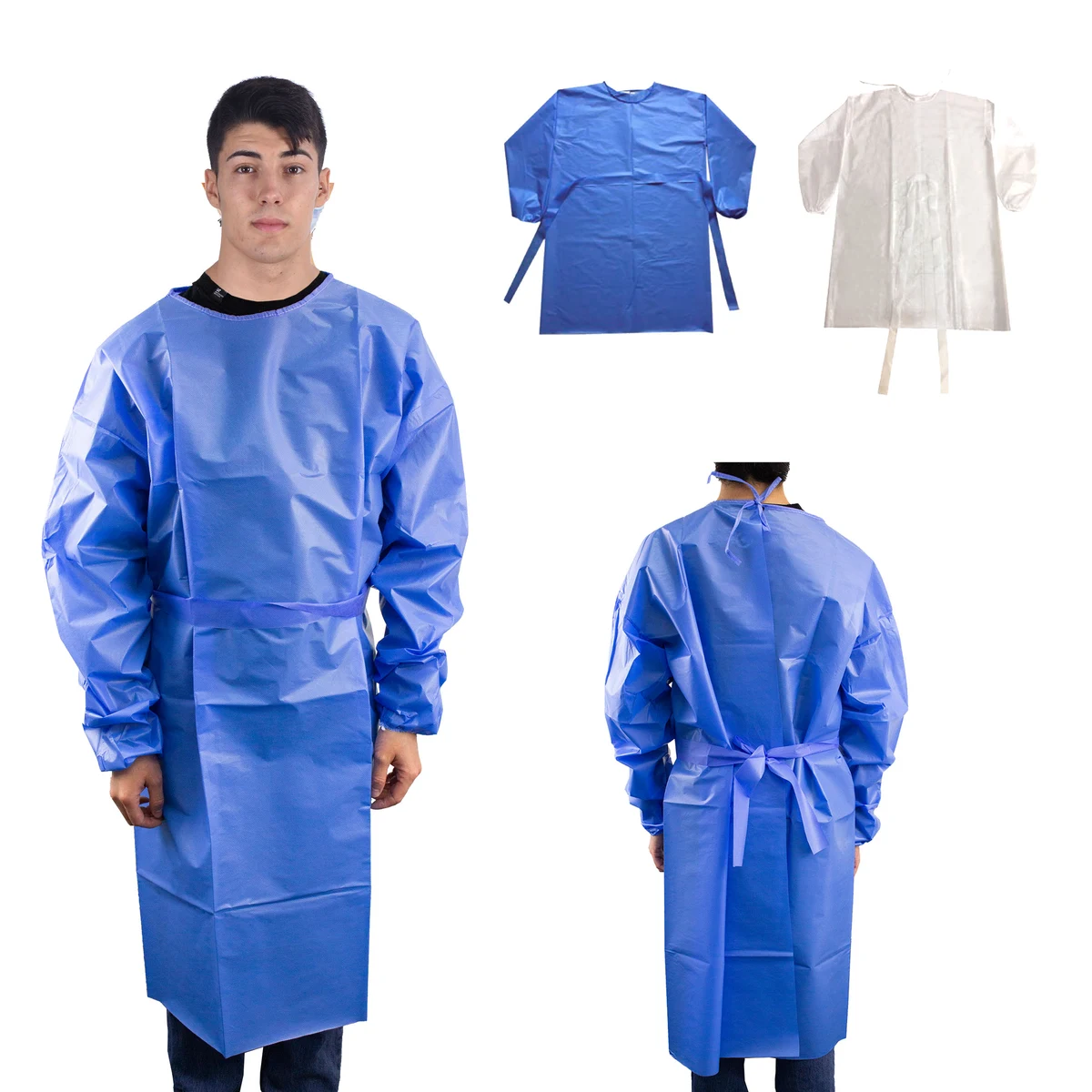 Disposable Isolation Gown With Elastic Cuff 1