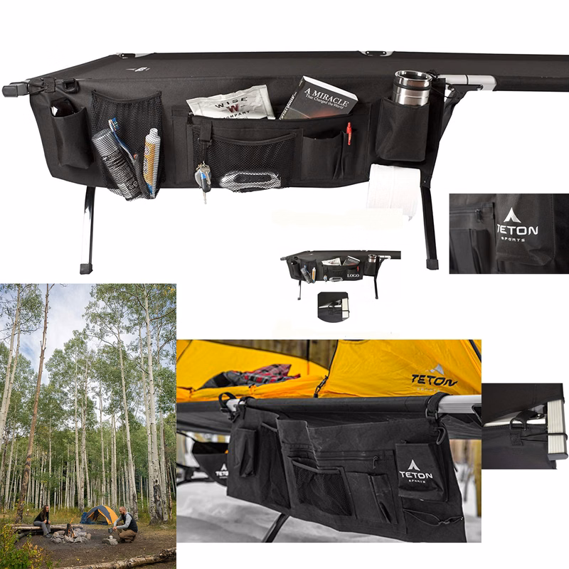 Cot Organizer Great Camping and Hunting Gear