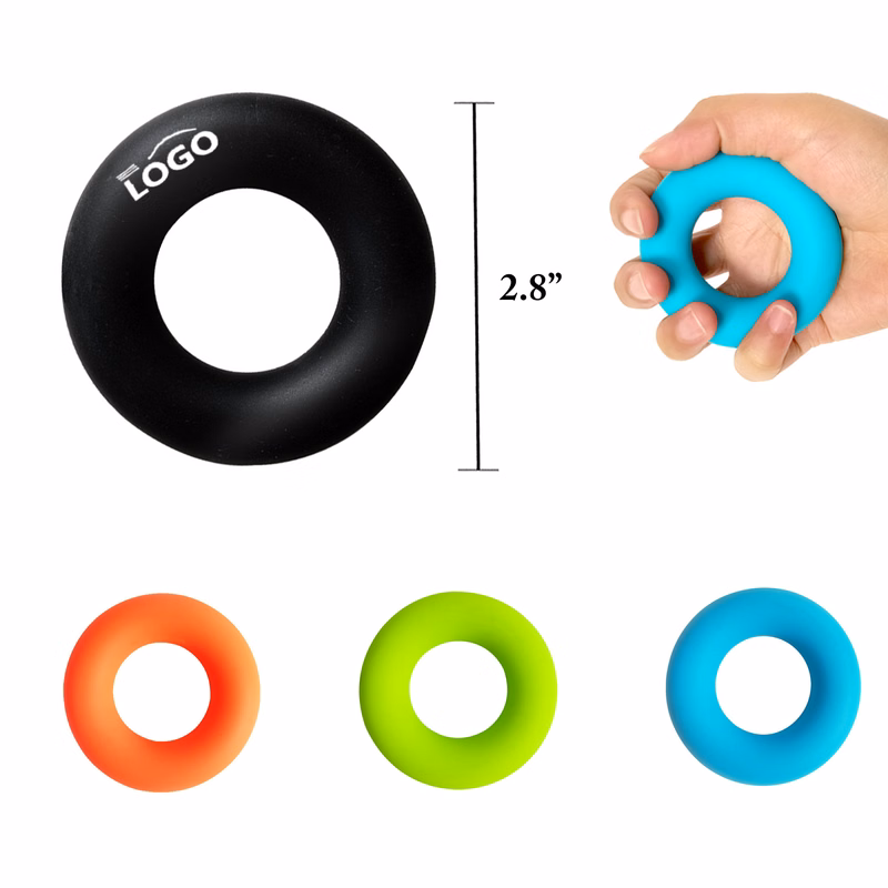 Smooth Silicone Hand Grip Strengthener Ring