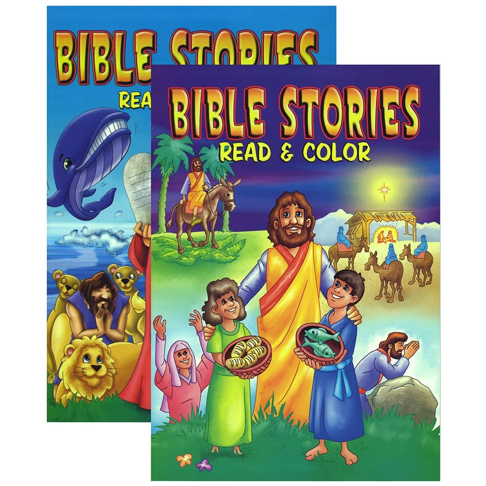 Bible Stories Coloring Books - 64 Pages 48 Count 1
