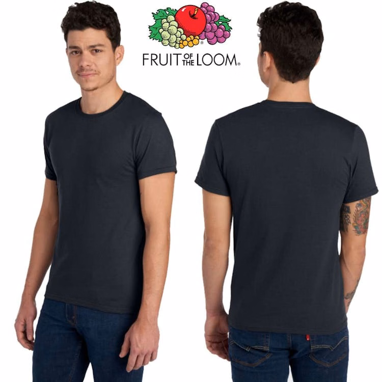 Fruit of the Loom Unisex T-Shirts - 3XL Charcoal Heather