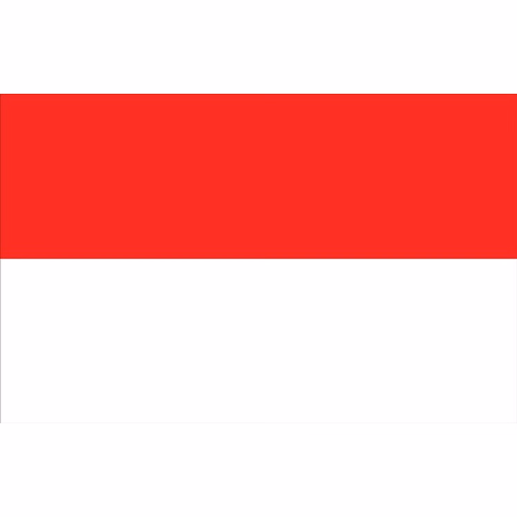 Indonesia Flag - 2' x 3' - Nylon