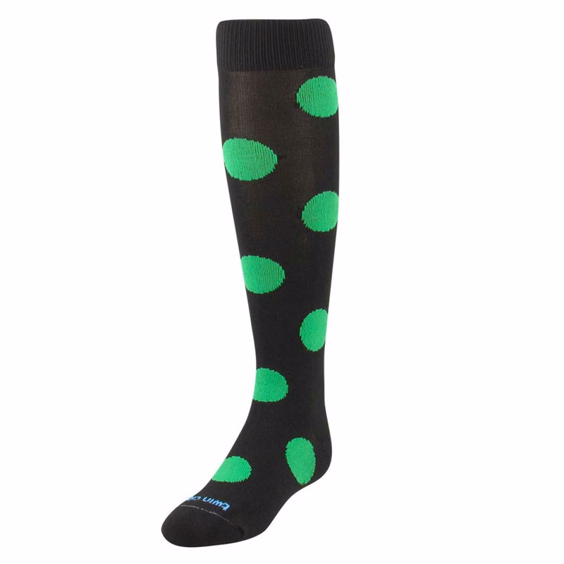 Krazisox Polka Dots Over the Calf Socks
