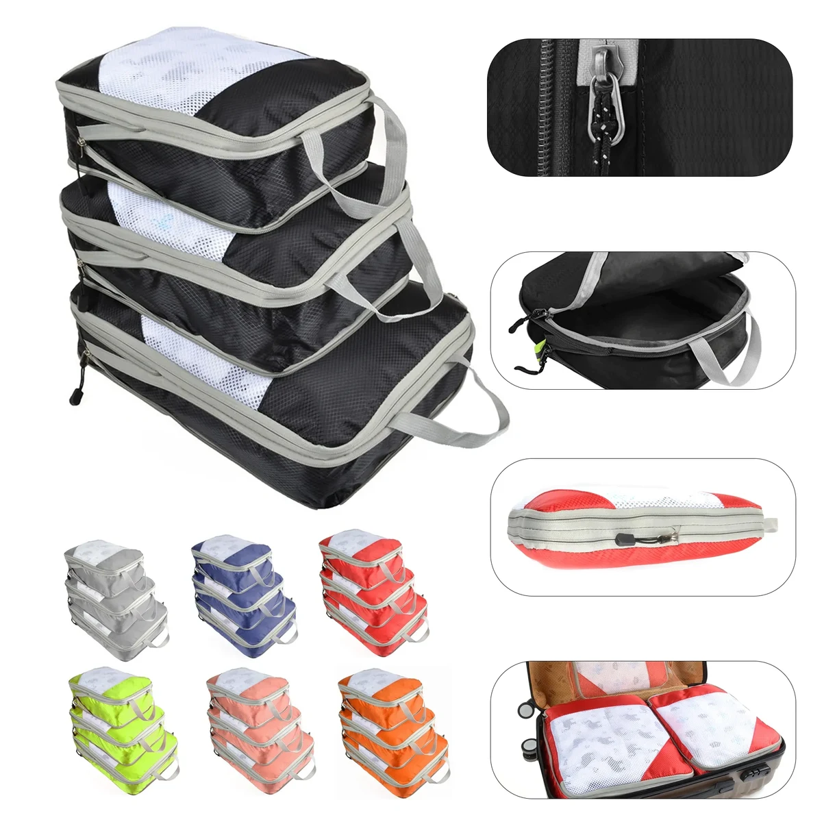 Compression Storage Bag Set of Three 1