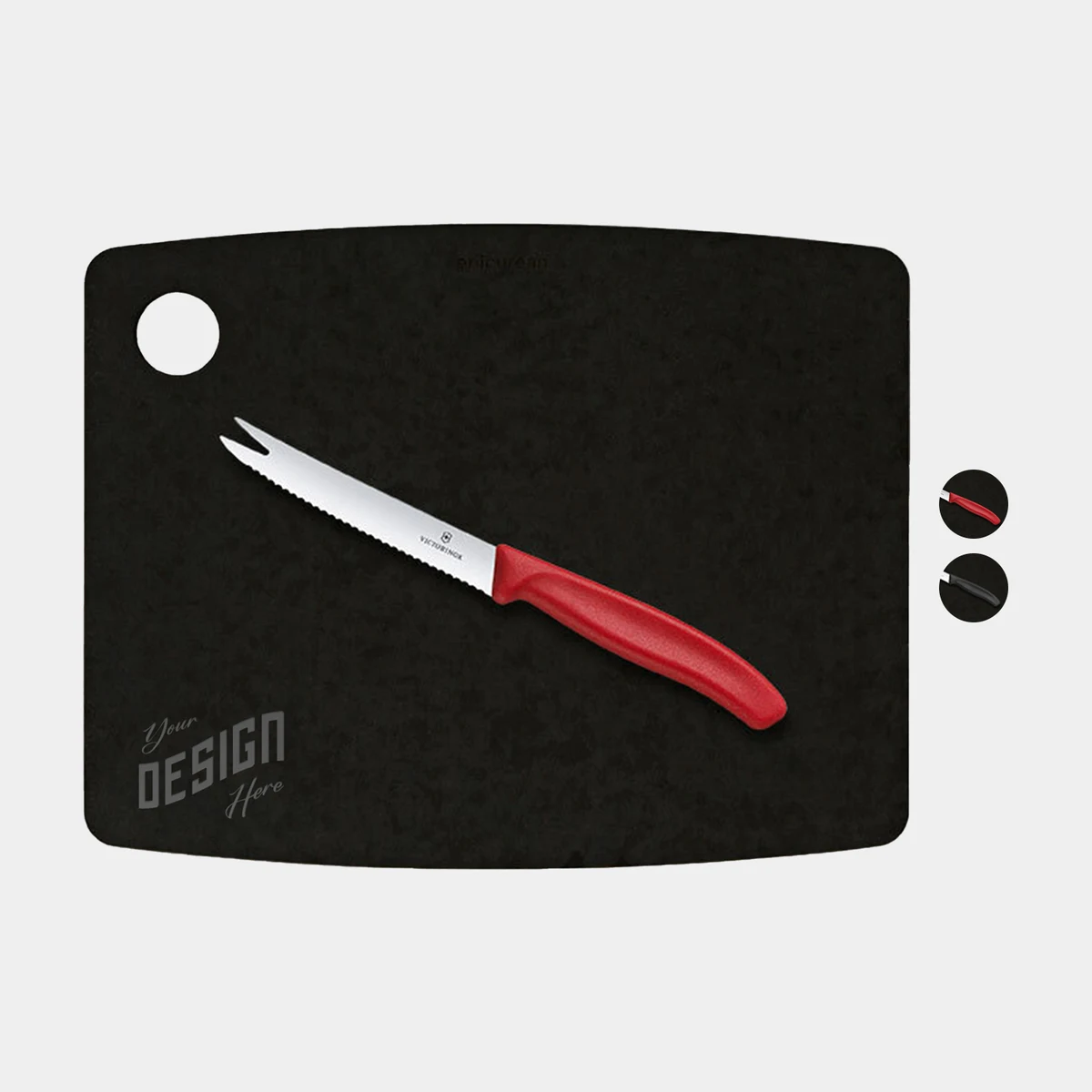 Epicurean - Victorinox® USA Made Kitchen Cutting Board with Fork Tip Knife Combo Set 1