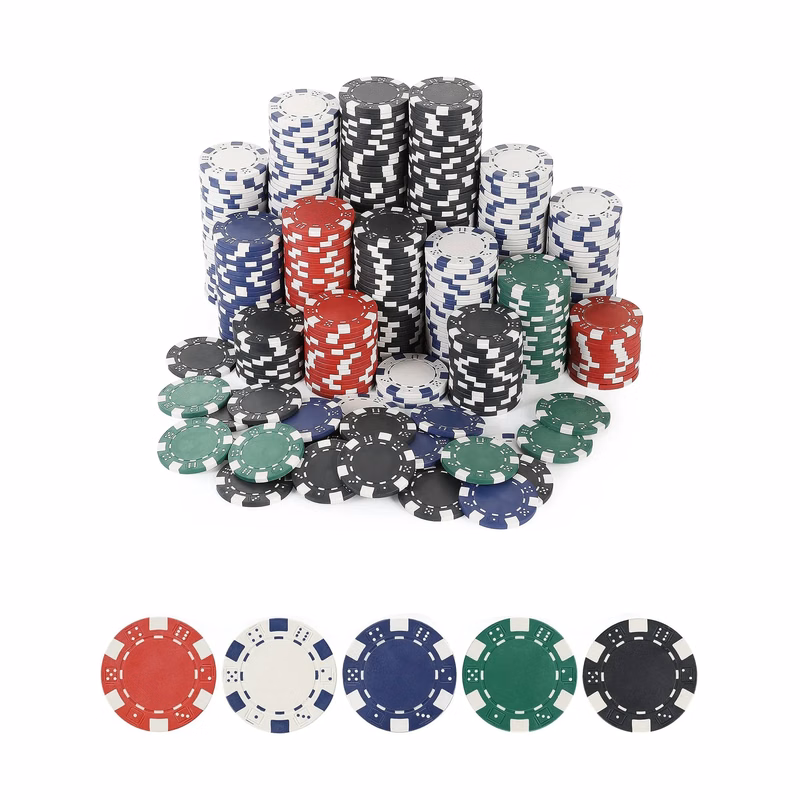 0.03Lbs Texas Casino Poker Chips Moq100
