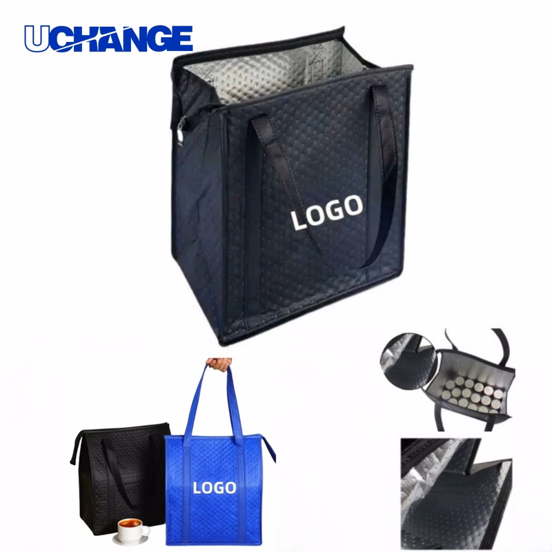 Zippered Insulated Lunch Tote Bag