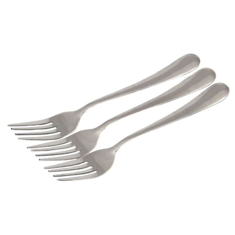 Stainless Steel Dinner Forks - 3 Pack