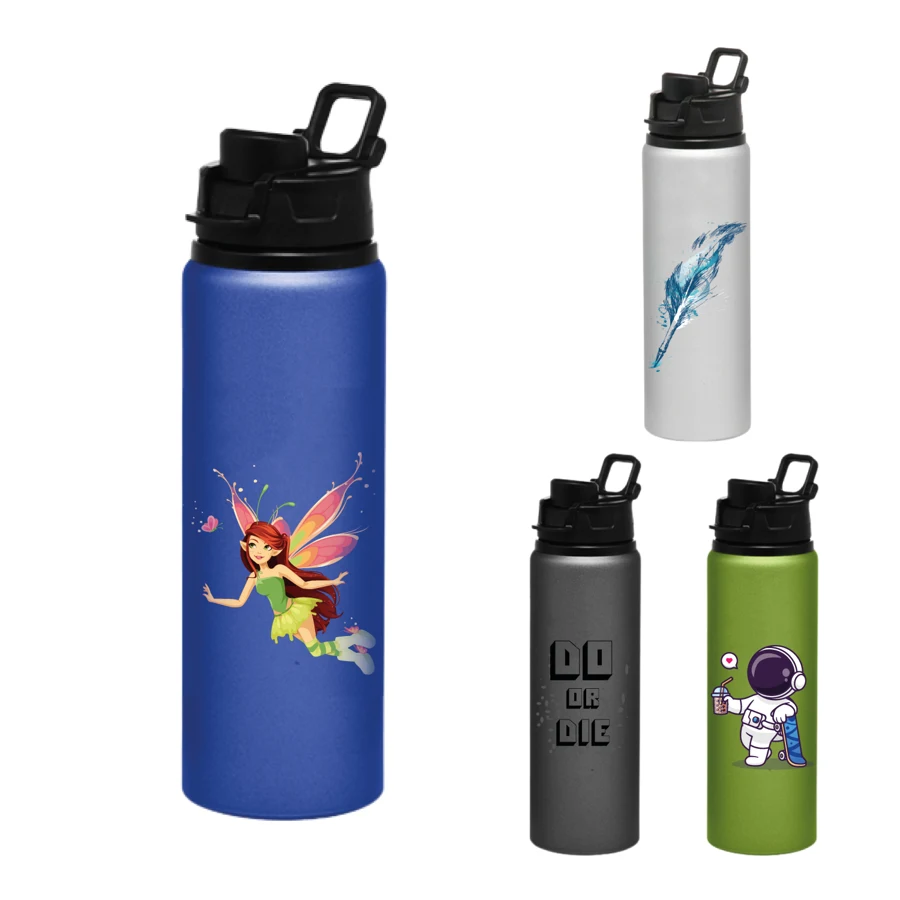 Sports Bottle with Snap Lid - Aluminum 25 oz 1