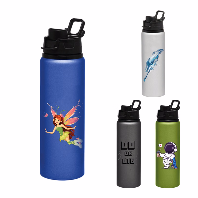 Sports Bottle with Snap Lid - Aluminum 25 oz