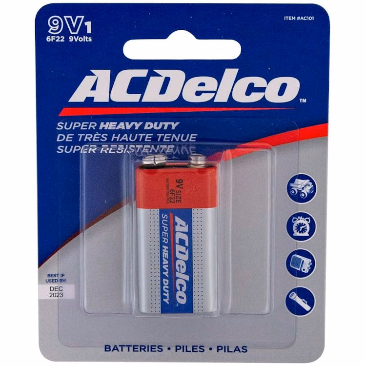 ACDelco 9 Volt Battery - 1 Pack