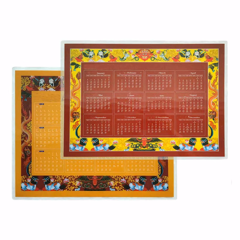 PVC transparent personalized table mat