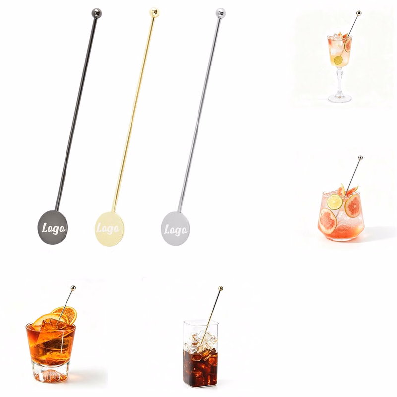 Durable Reusable Steel Cocktail Stirrers for Professional M