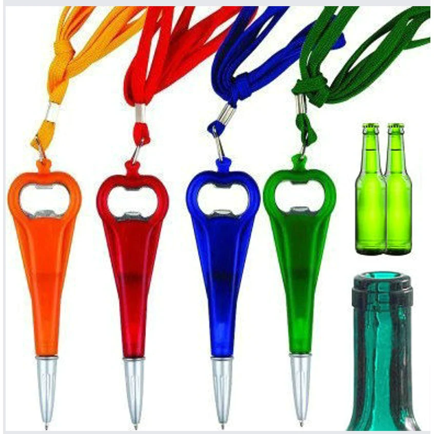 Bottle Opener Pen with Neck Lanyard 1