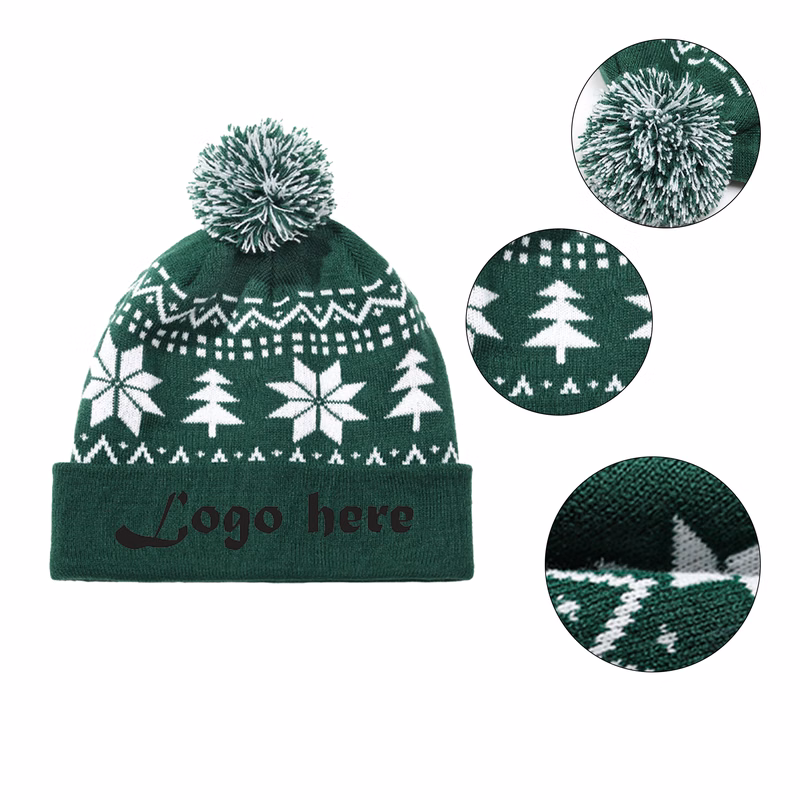 Christmas Knitted Hat MOQ 50