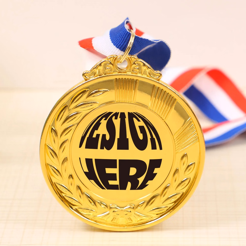 Custom Sports Medal - Marathon Award Badge with Logo
