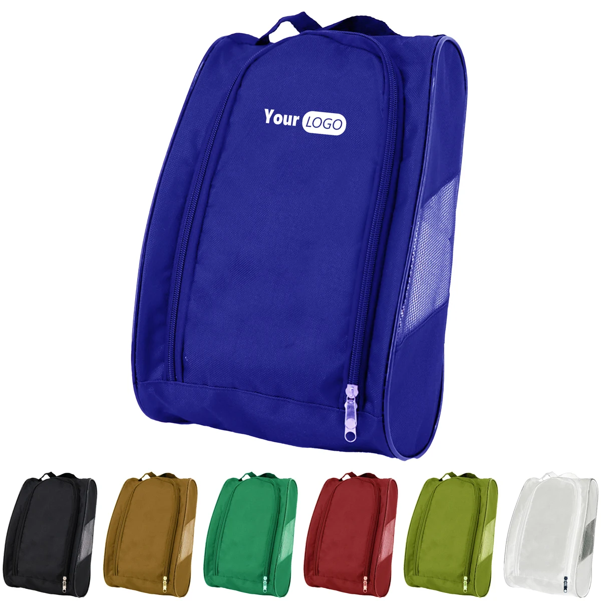 Oxford Cloth Shoe Bag ?C Waterproof With Zipper And Ventilation 1