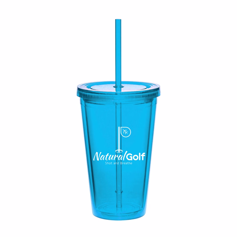 16 oz. Day Tripper Double-Wall Acrylic Tumbler (1 Color Imprint)