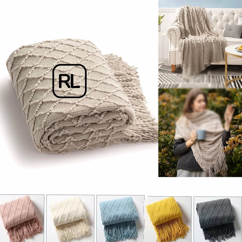 Bedsure Throw Knitted Blanket
