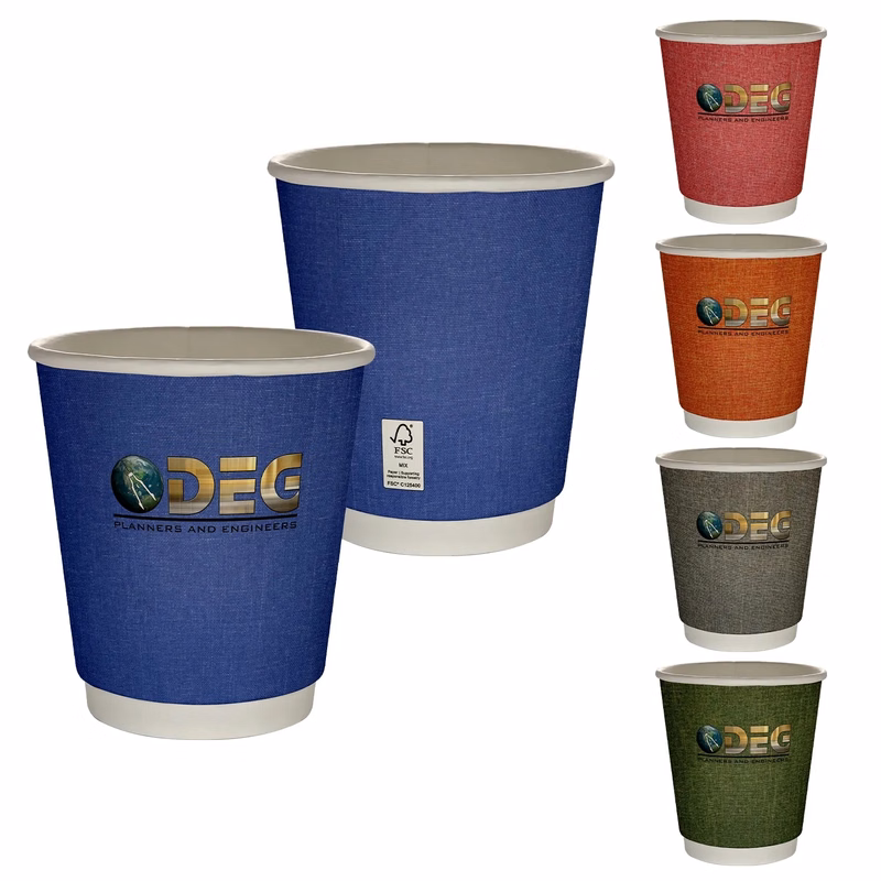10 oz Full Color Ridge Insulated Paper Cup