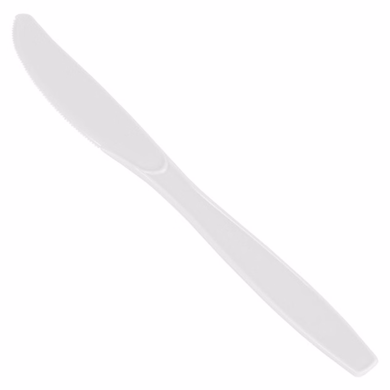 White Plastic Knife