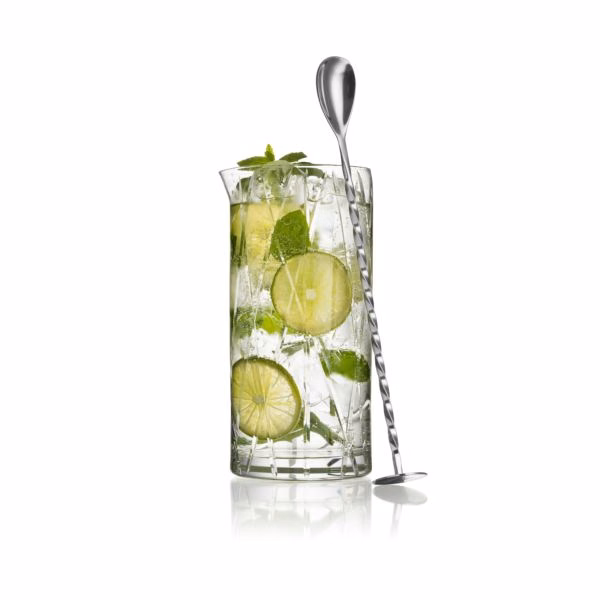 CITY MIXING GLASS WITH SPOON