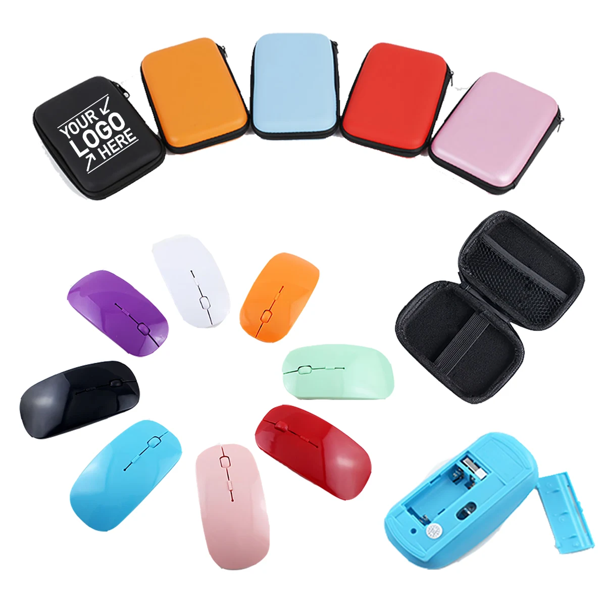 Wireless Mouse with Travel Case 1