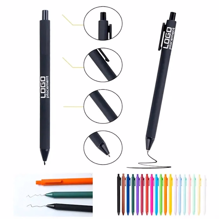 Candy-Colored Push-Type Advertising Ballpoint Pen