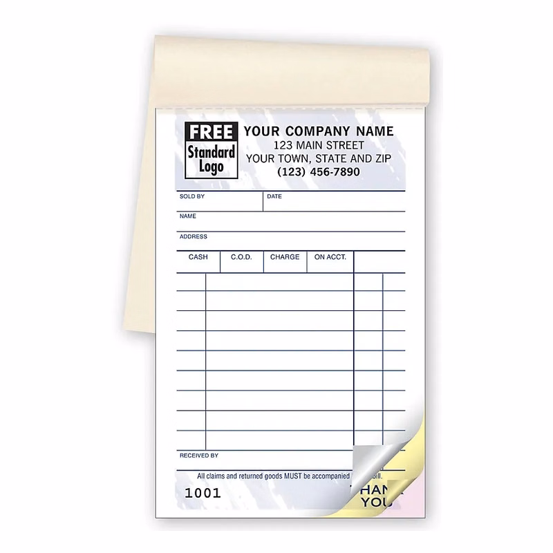 Sales Book, Multi-Purpose, Colors Design, Small