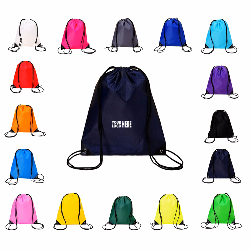 Heavy Duty Oxford Fabric Waterproof Drawstring Backpack